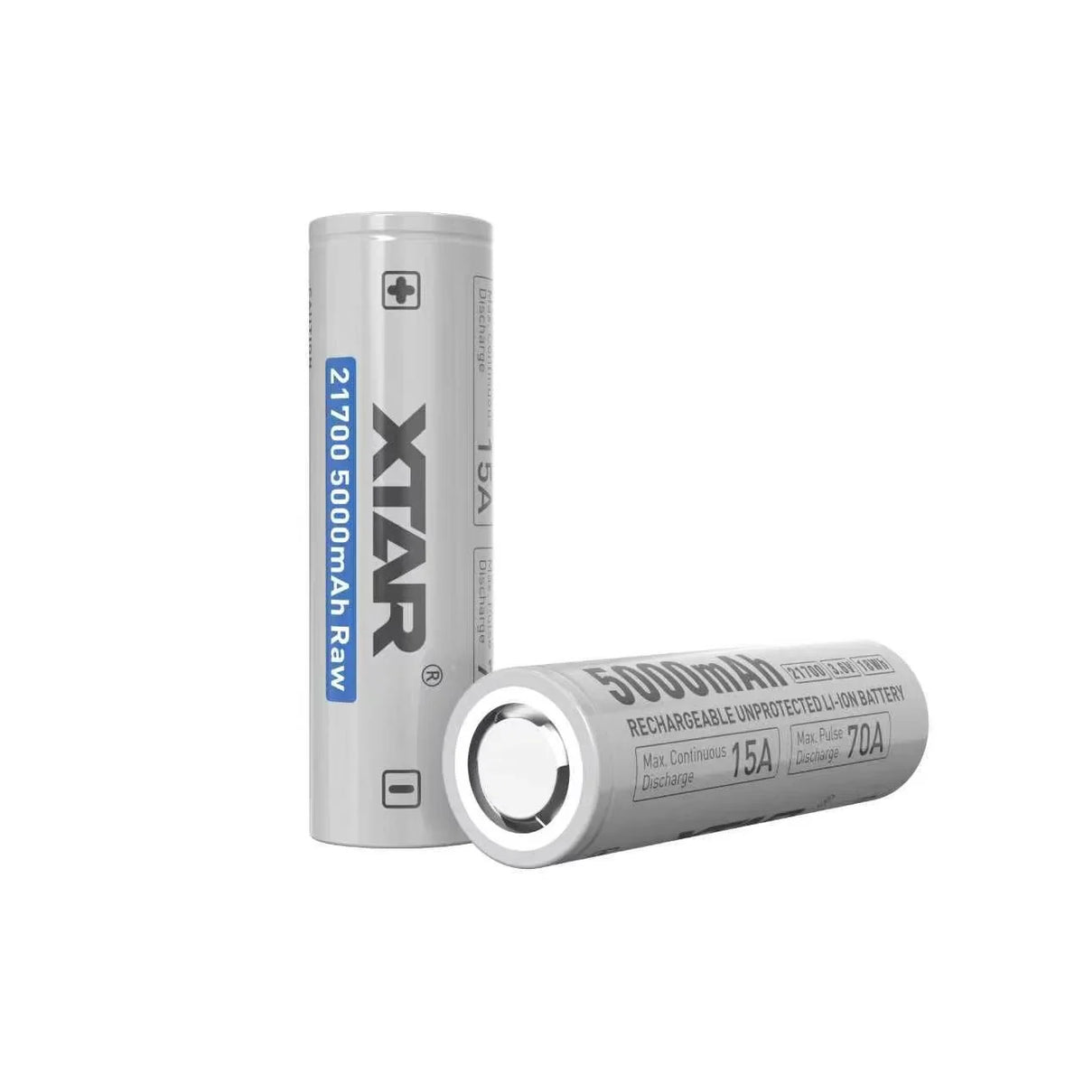 4 PACK XTAR 21700 5000mAH