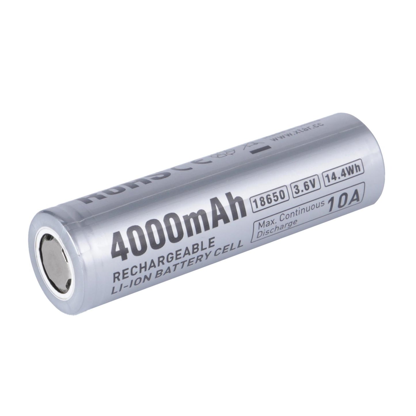 XTAR Flat top 18650 4000mah quantity of (6)