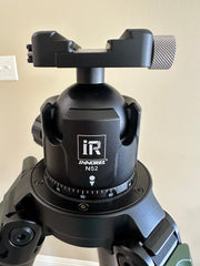 Fanaue ball head conversion kit with Innorel N52 ball head, adapter plate and MLOK 80 arca plate. Please specify what size adapter plate is needed 45 or 65mm