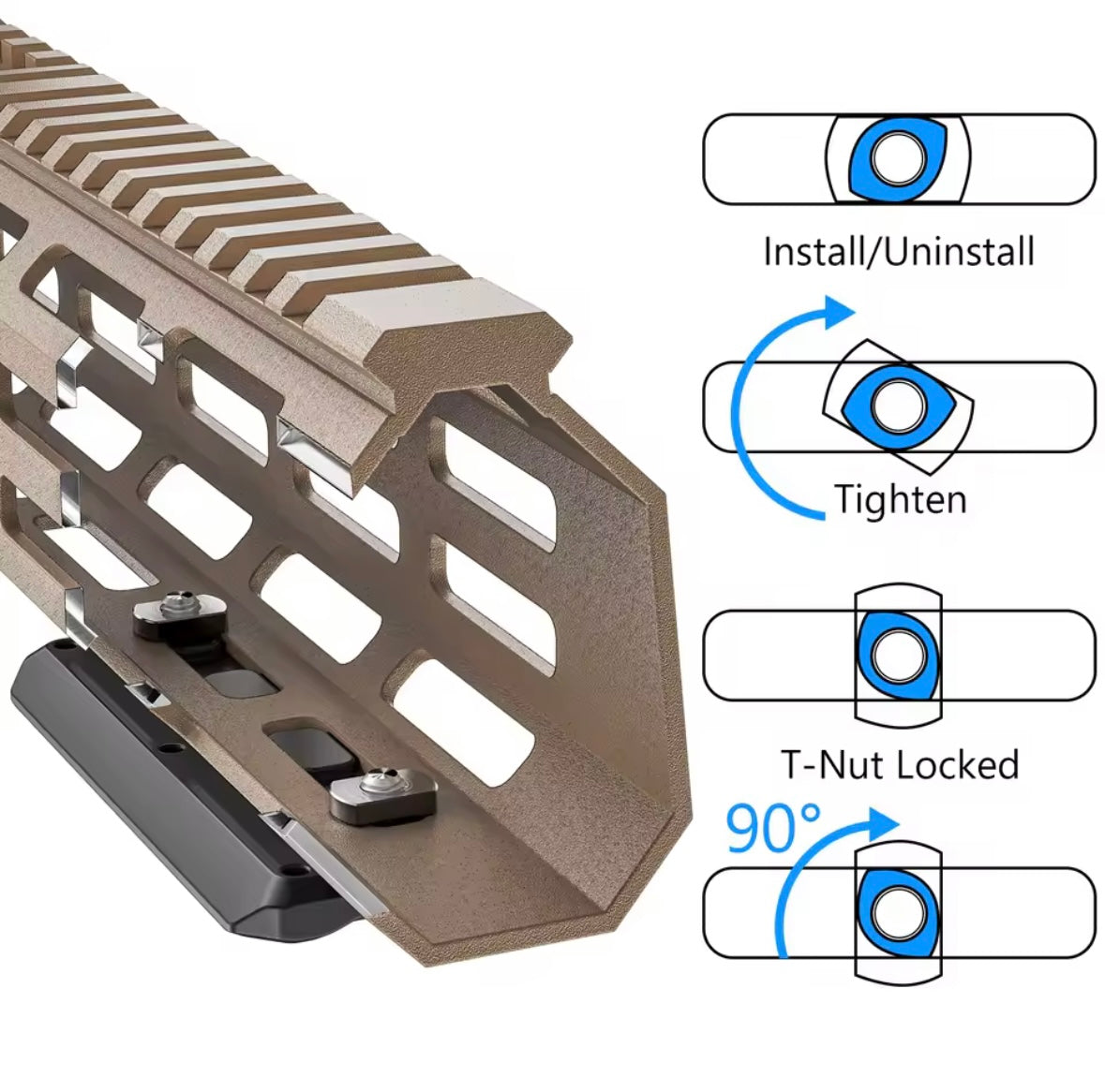 Weyllan MLOK 80 Arca Plate