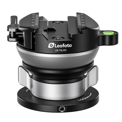 Fanaue conversion kit with Leofoto LB-75LRC leveling head and 65mm adapter plate