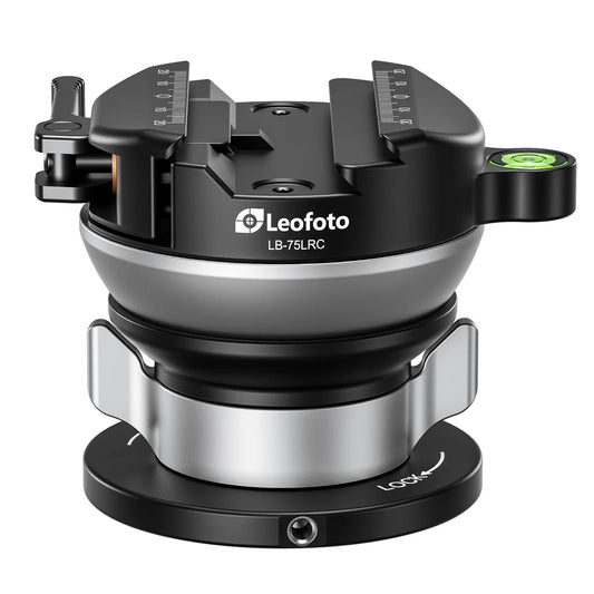 Fanaue conversion kit with Leofoto LB-75LRC leveling head and 65mm adapter plate