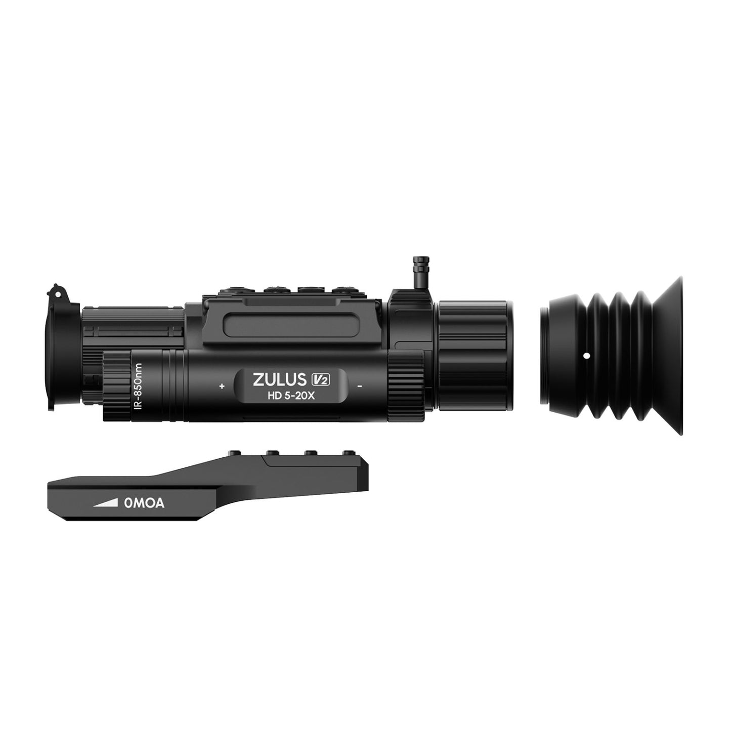ZHD520 V2 – ZULUS HD 5-20X V2 Digital Night Vision Scope