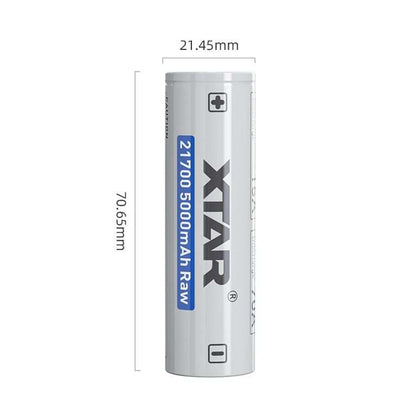 (4) PACK  XTAR 21700 5000mAH AND 4 BANK XTAR VC4SL CHARGER