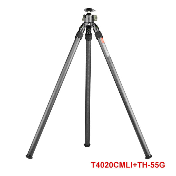 SUNWAYFOTO T4020CMLI Inverted Leg Tripod with TH-55G ball head with upgraded QD clamp